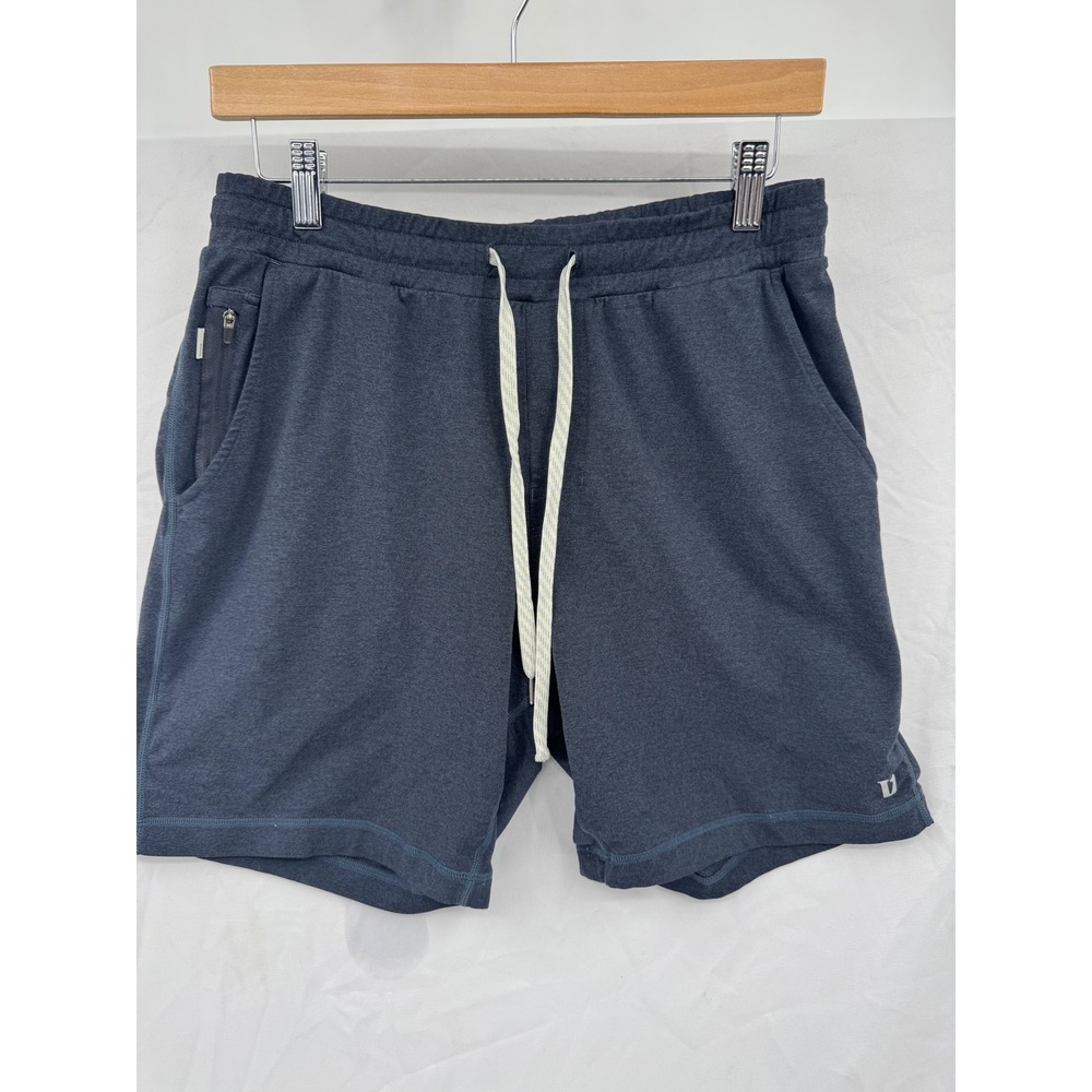 Vuori Ponto Performance Shorts Mens Medium Navy Dreamknit V344